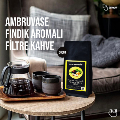 Ambruvase Fındık Aromalı Filtre Kahve 500 Gr