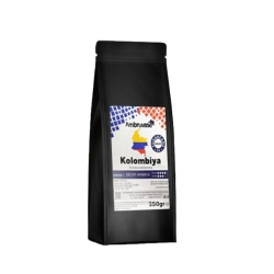 Ambruvase Kolombiya Decaf Arabica Kavrulmuş Çekirdek Kahve 250 Gr - Thumbnail