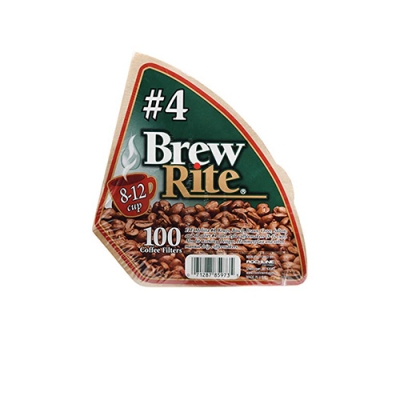 Brew Rite 4 Numara Beyaz Filtre Kağıdı 100 Adet