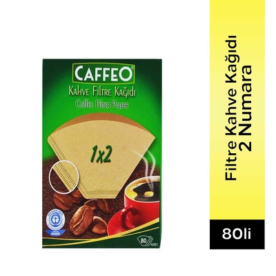 Caffeo Filtre Kahve Kağıdı 2 Numara 80 Adet