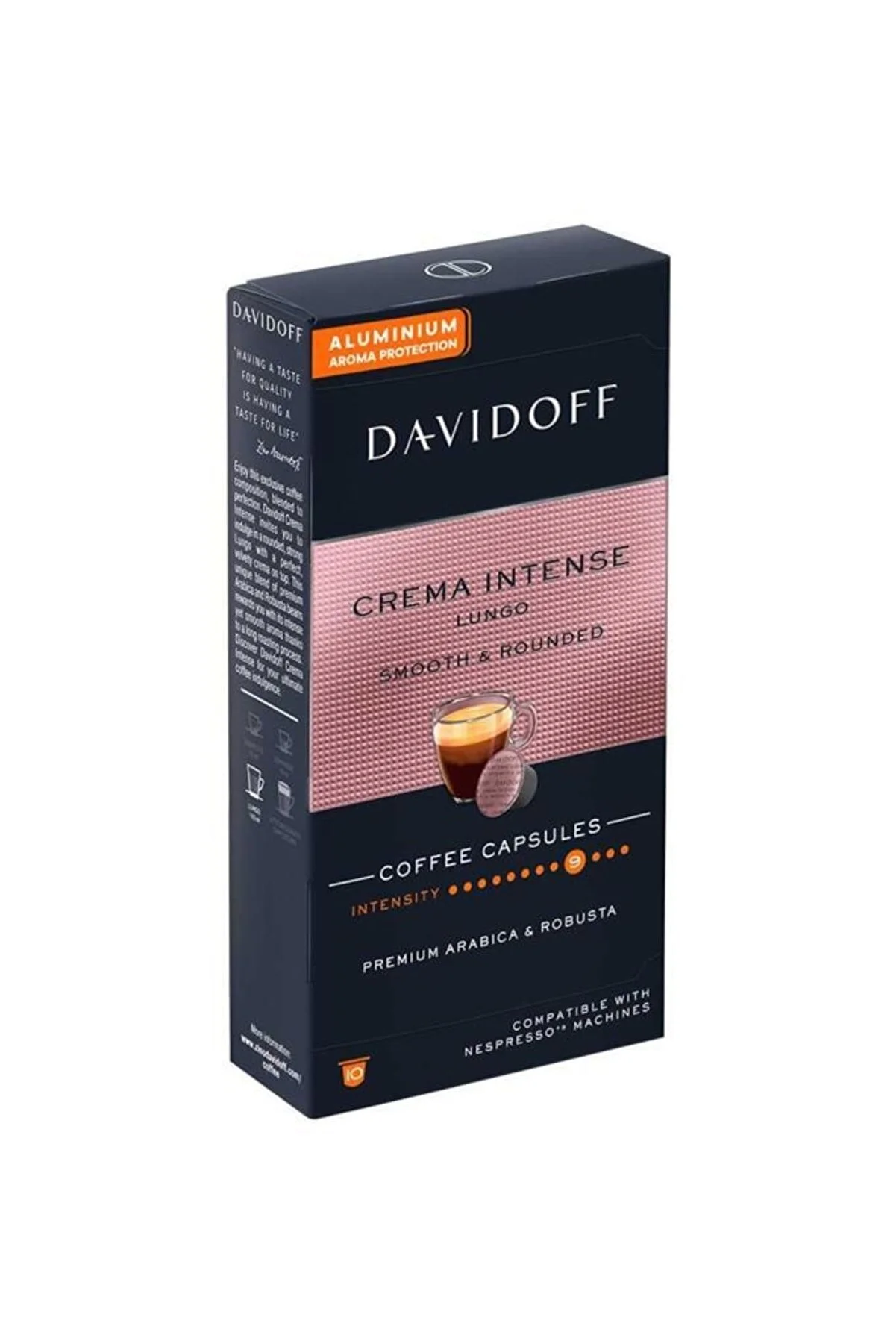 Davidoff Crema Intense Lungo Kapsül Kahve 10'lu - Thumbnail