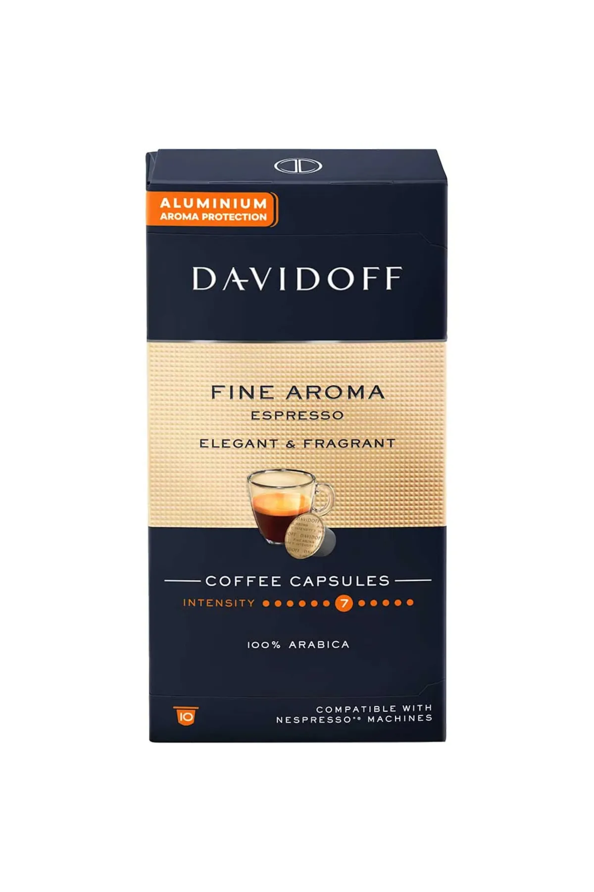 Davidoff - Davidoff Fine Aroma Espresso Kapsül Kahve 10'lu