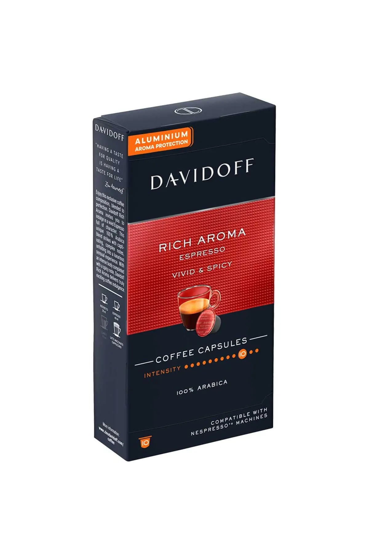 Davidoff - Davidoff Rich Aroma Espresso Kapsül Kahve 10'lu (1)