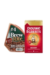 Douwe Egberts - Filtre Kahve 500 Gr + Brew rite 4 Numara Filtre Kağıdı Hediyeli (1)