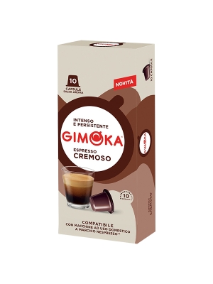 Gimoka Cremosso Nespresso® Uyumlu Kapsül Kahve 10 Lu