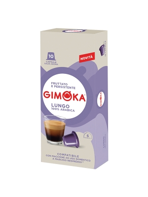 Gimoka Lungo Nespresso® Uyumlu Kapsül Kahve 10 Lu