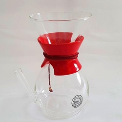 Kahveciniz - Kahveciniz Chemex 6 Cup Kırmızı Kahve Demleme Ekipmanı