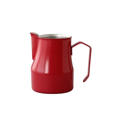Kahveciniz - Kırmızı Profesyonel Süt Potu 500 Ml
