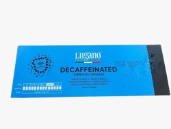 LUGANO - Lugano Caffe Decaffeınated Nespresso Kapsül Kahve 10*5 Gr