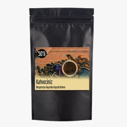 Kahveciniz - Espresso Nespresso Uyumlu Kapsül Kahve 50 Adet