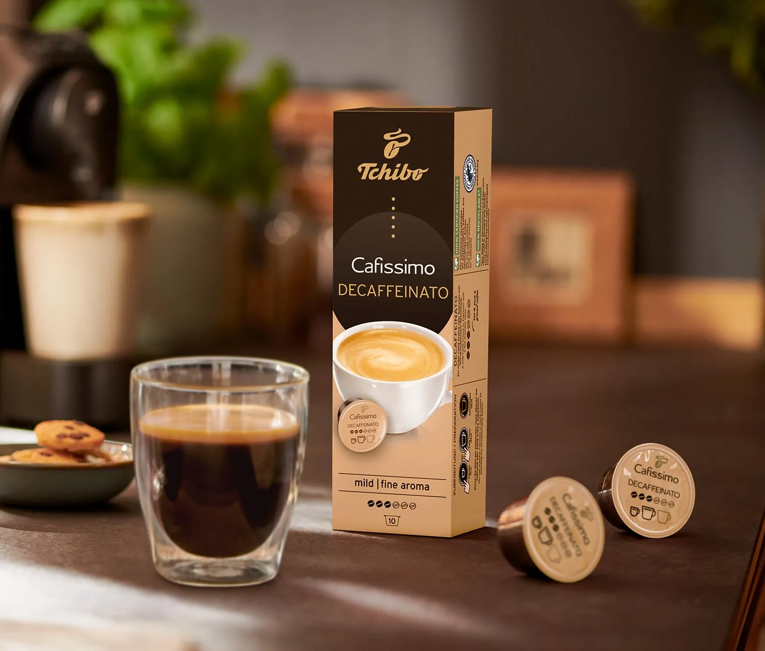 Tchibo Cafissimo Caffe Crema Decaffeinated Kapsül Kahve 10'Lu - Thumbnail