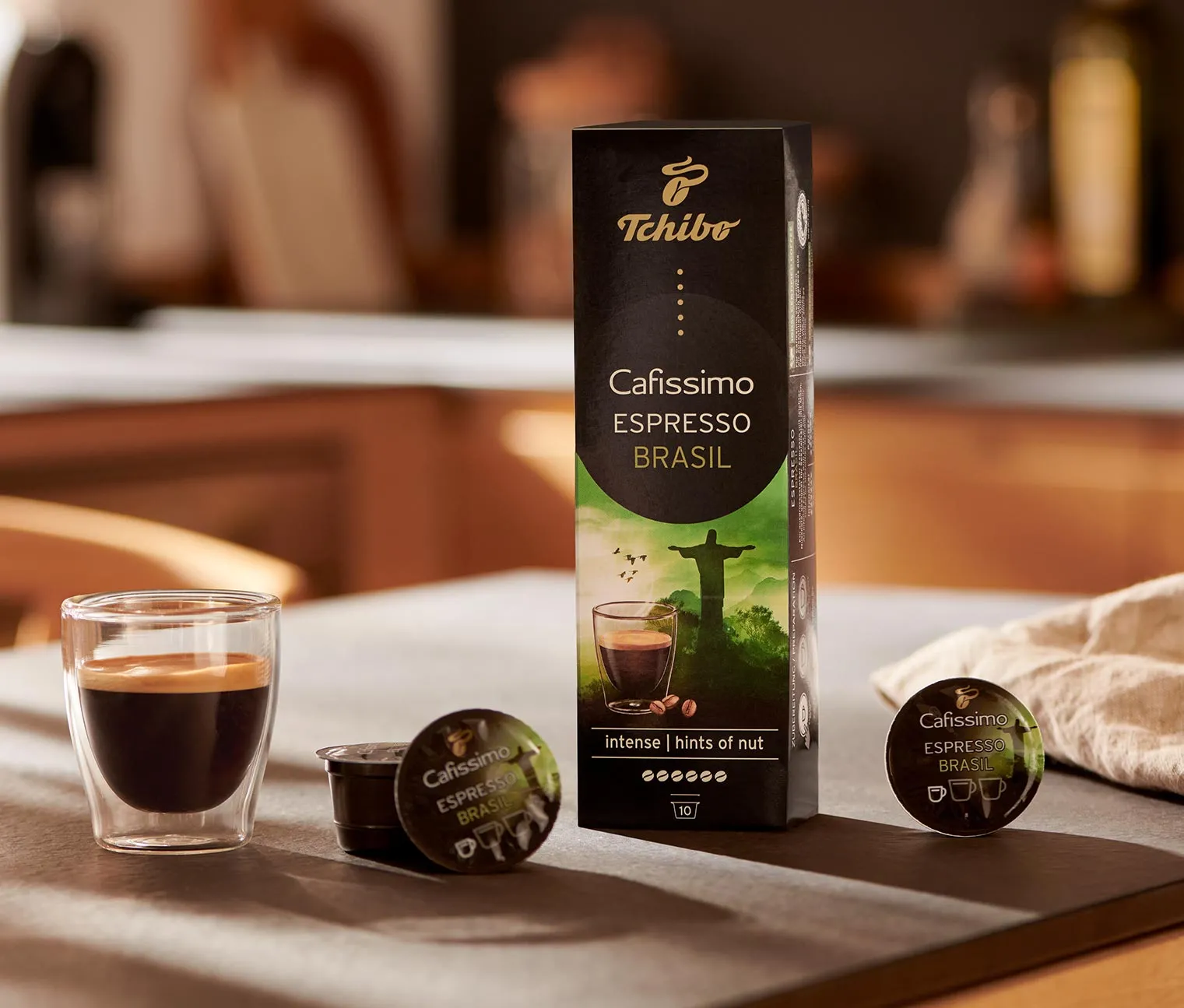 Tchibo Cafissimo Espresso Brasil Kapsül Kahve 10'Lu - Thumbnail